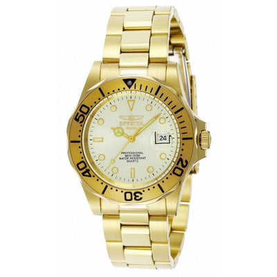 INVICTA Men's Pro Diver 40mm SWISS Full Gold/Champagne 200m Watch