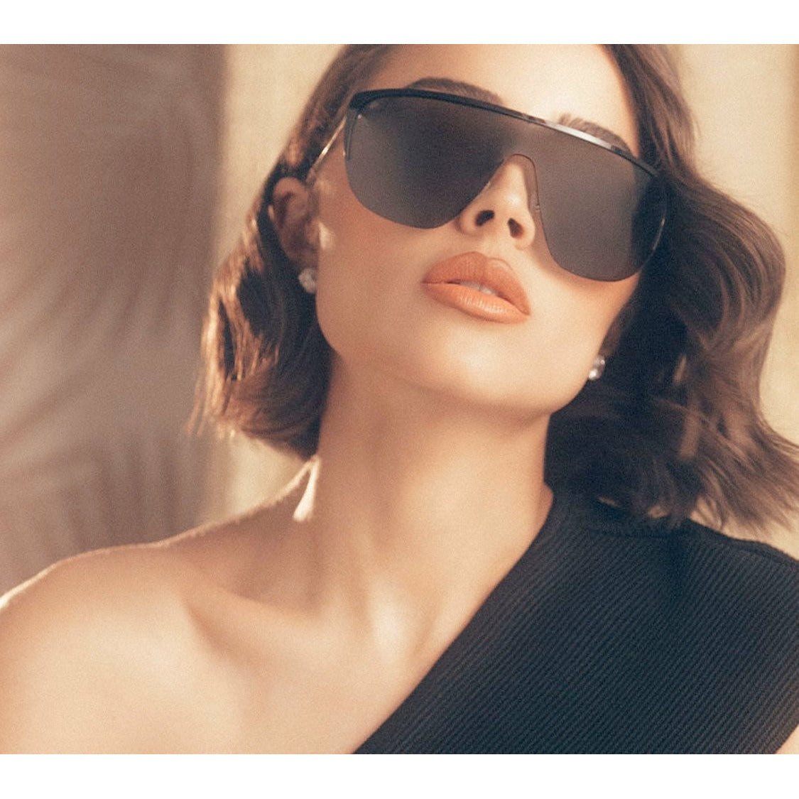 PRIVE REVAUX JANET x Olivia Culpo / Caviar Black Sunglasses