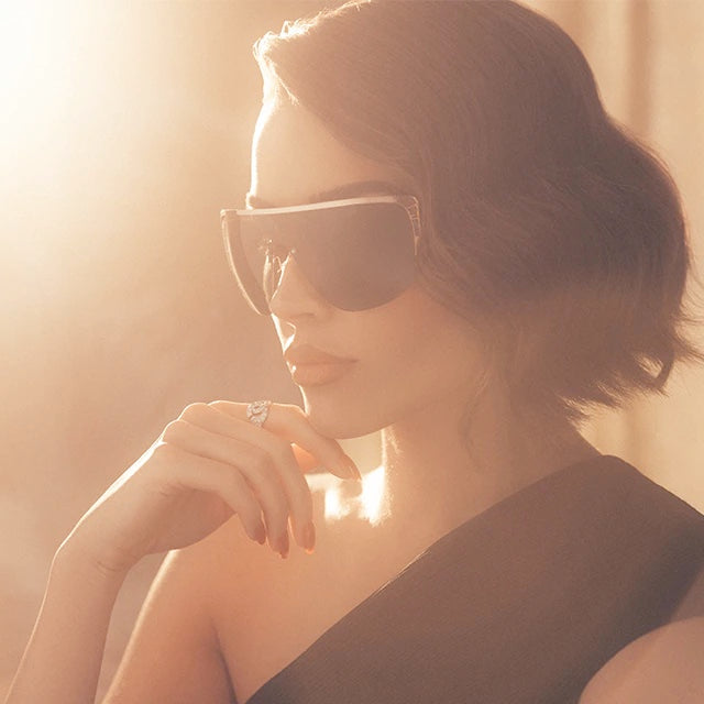 PRIVE REVAUX JANET x Olivia Culpo / Champagne Gold Sunglasses