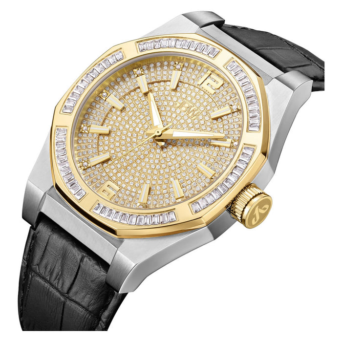 JBW Men's Apollo 0.10 ctw Diamond Stainless Steel Watch J6350E Watch