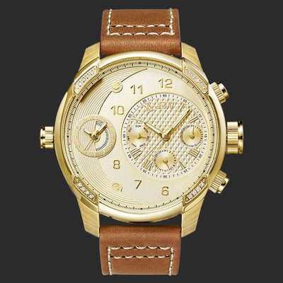 JBW G3 16 Diamonds 18k Gold Plated Watch