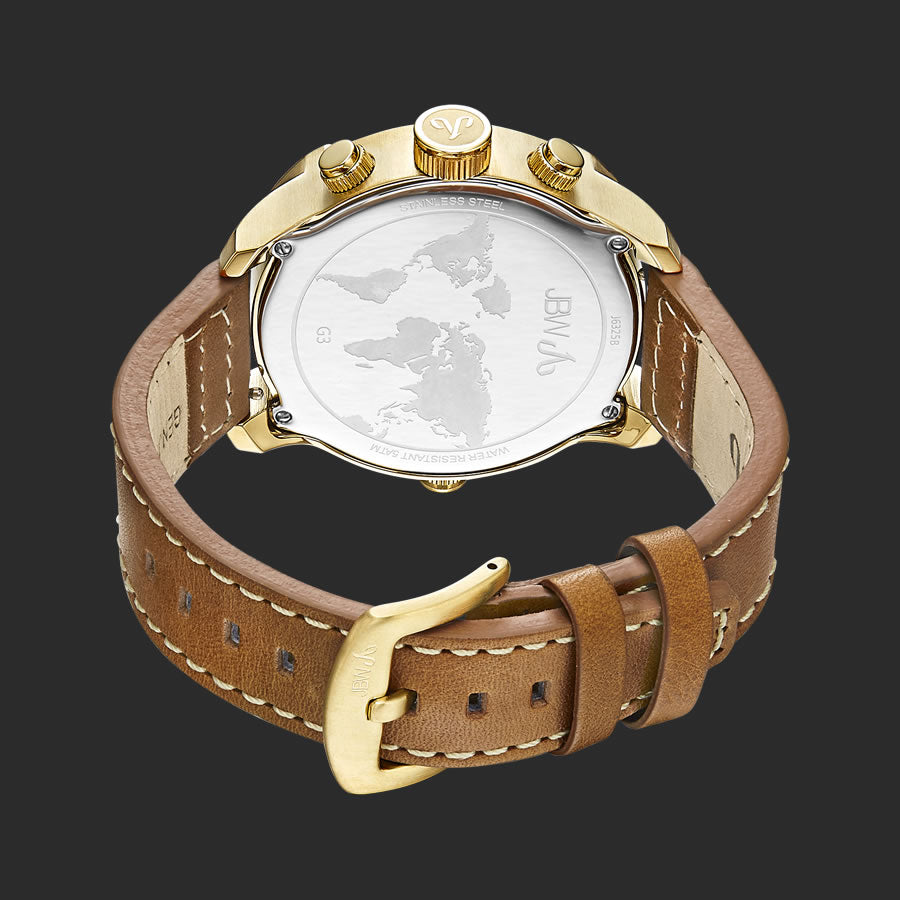 JBW G3 16 Diamonds 18k Gold Plated Watch