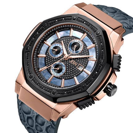 JBW Saxon 10 YR Grey/Blue Watch
