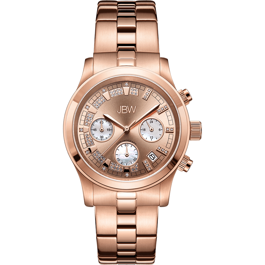 JBW Alessandra 21 Diamonds Rose Gold Watch