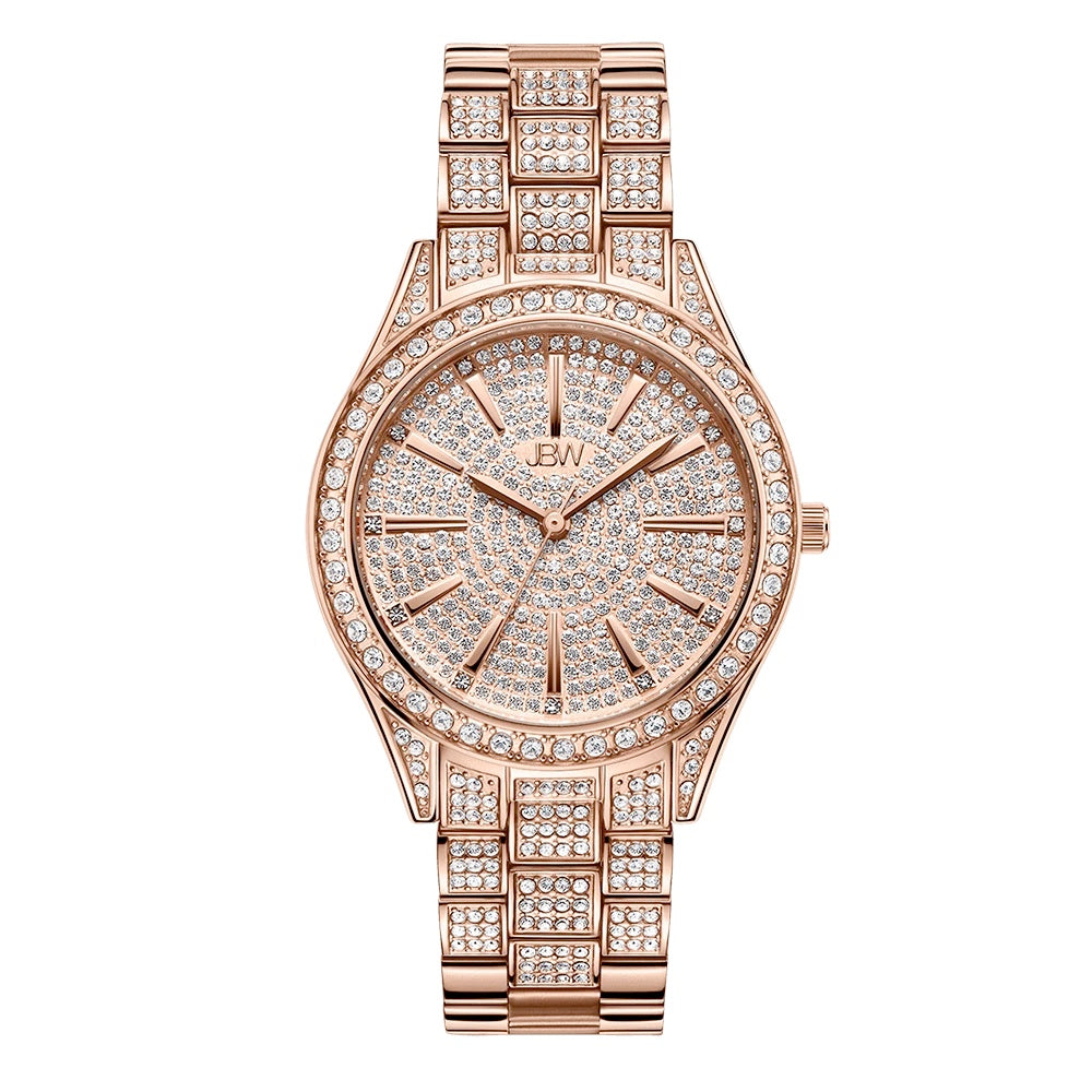 JBW Cristal 34 Rose Gold Watch