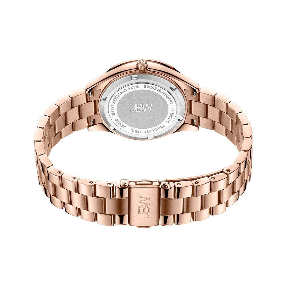 JBW Cristal 34 Rose Gold Watch