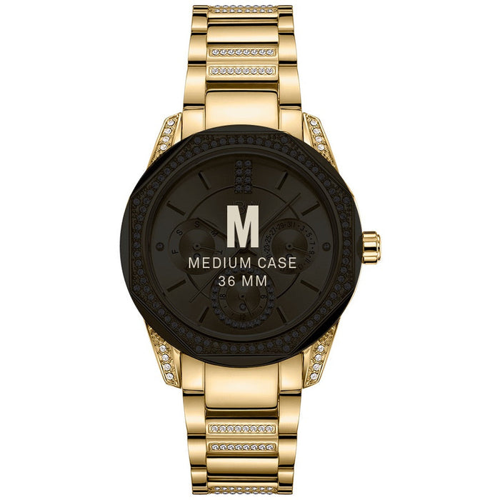 JBW Marquis 18k Gold Plated 12 Diamonds Watch