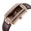 JBW Women's Mink .12 ctw Diamond 18K Rose Gold-Plated Dark Chocolate Watch