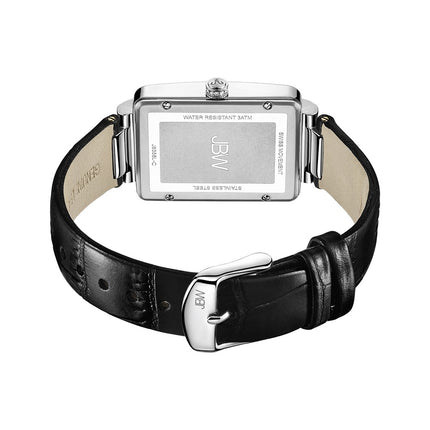 JBW Women's Mink .12 ctw Diamond Black/Silver Watch