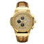 JBW Saxon 10 YR Brown/Gold Watch