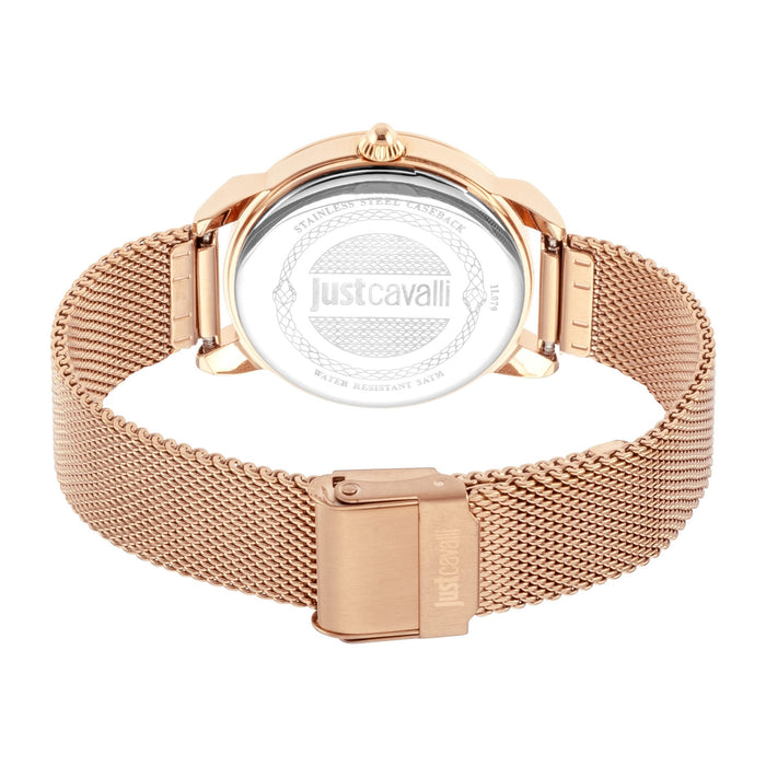 JUST CAVALLI Classic JC Milanese Rose Gold Watch