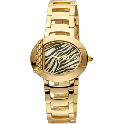 JUST CAVALLI Jungle Fever Steel Gold/Zebra Watch