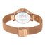 JUST CAVALLI Forest Steel Milanese Rose Gold Watch
