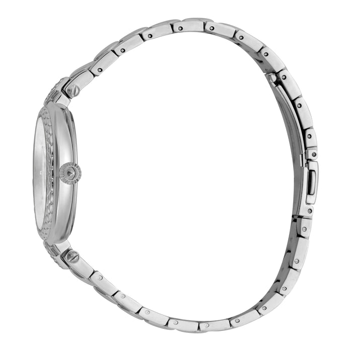 JUST CAVALLI Bravado Bling Diamante Zirconia Steel Blue + Free Bracelet Watch