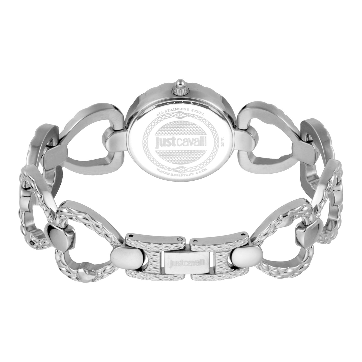 JUST CAVALLI Link Bracelet Steel Silver Bing Watch