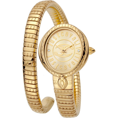 JUST CAVALLI Dante Viper Twist Gold Watch