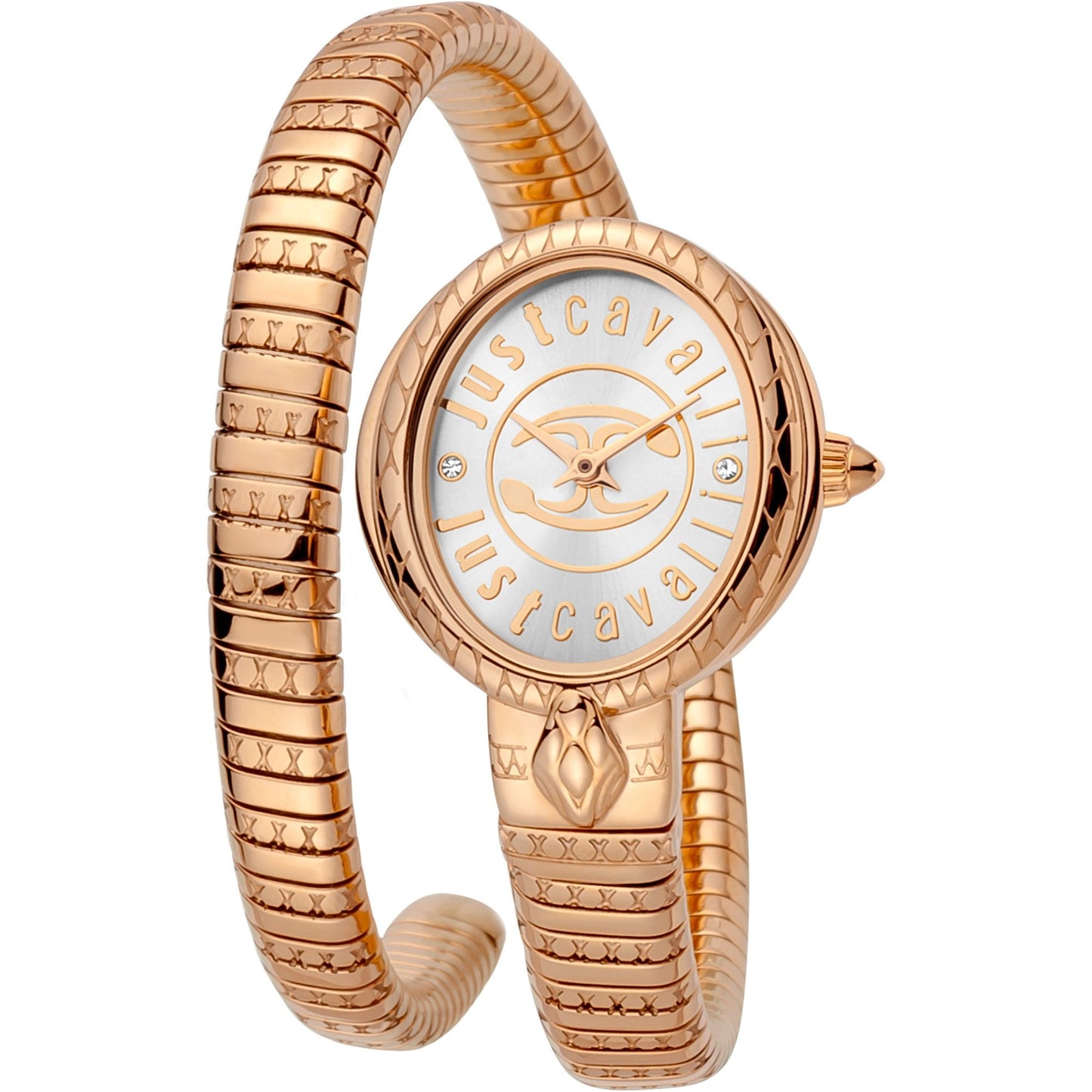 JUST CAVALLI Dante Viper Twist Rose Gold Watch