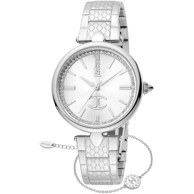 JUST CAVALLI Freedom Diamante Zirconia Steel + Free Bracelet Watch