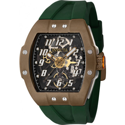 INVICTA Men's JM JUAN MANUEL CORREA Limited Edition Automatic Skeleton Khaki/Green Watch