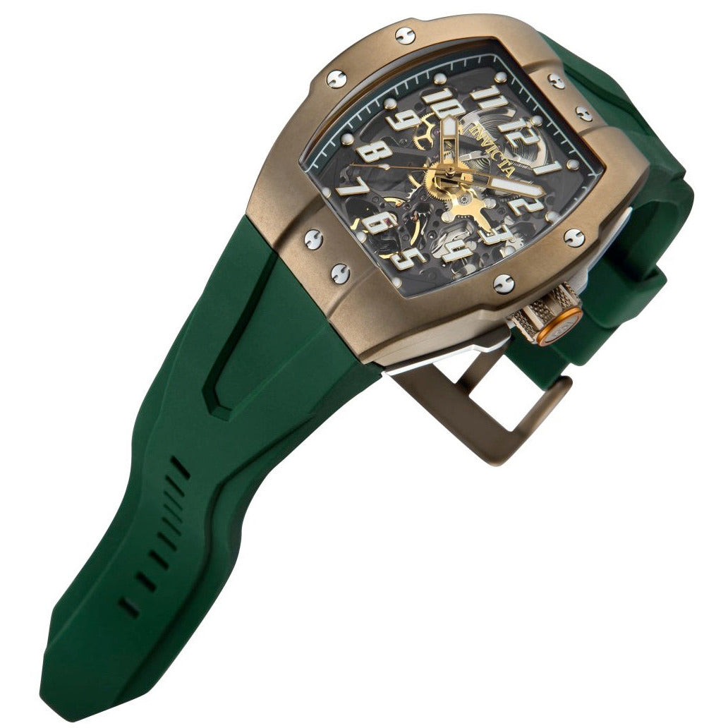 INVICTA Men's JM JUAN MANUEL CORREA Limited Edition Automatic Skeleton Khaki/Green Watch