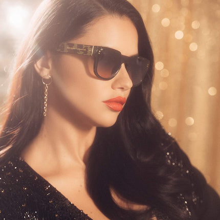PRIVE REVAUX LOVE VALENTINA x Adriana Lima - Splash White Sunglasses