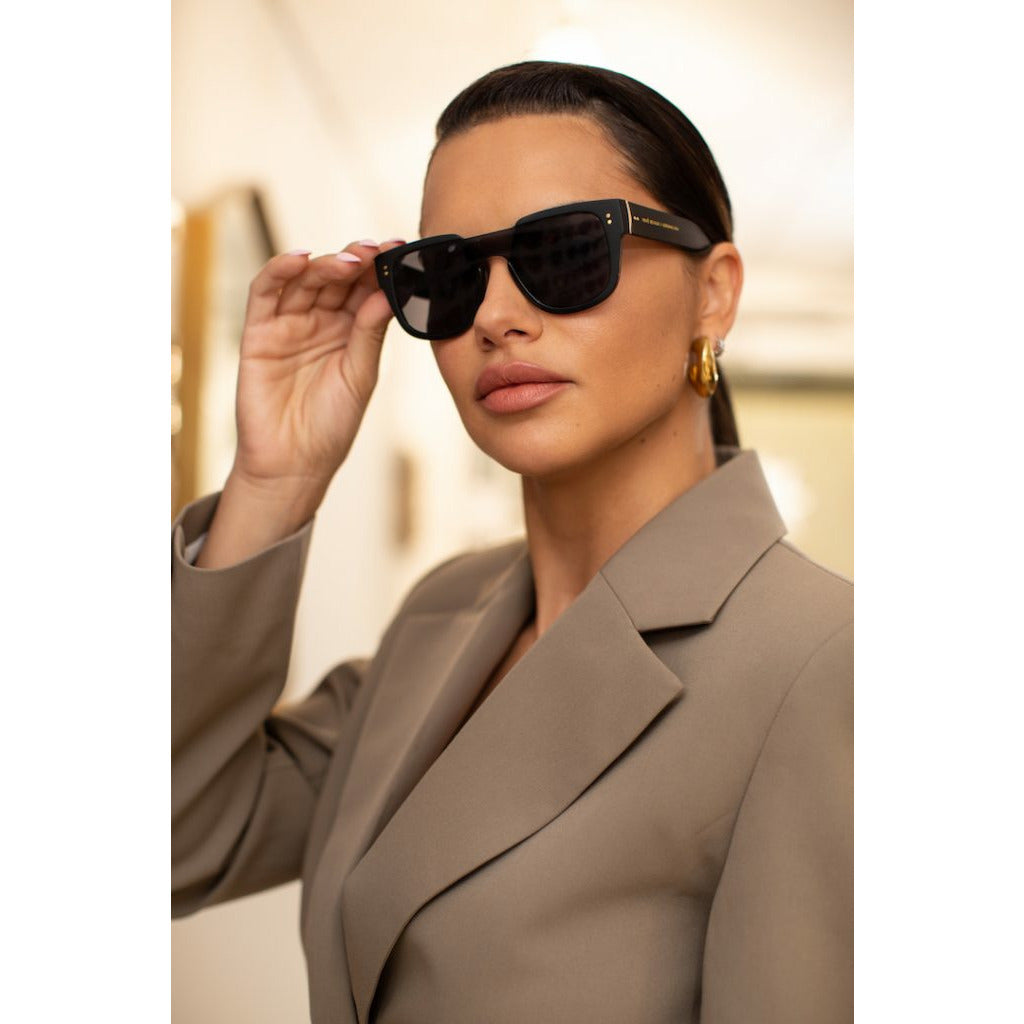 PRIVE REVAUX LOVE VALENTINA x Adriana Lima - Splash White Sunglasses