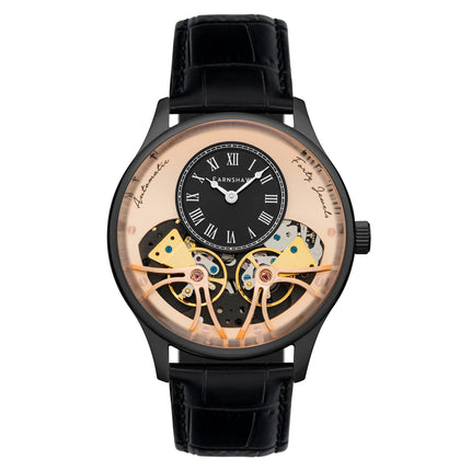 THOMAS EARNSHAW FARADAY DOUBLE BARREL AUTOMATIC Midnight Rose ES-8179-0D Watch