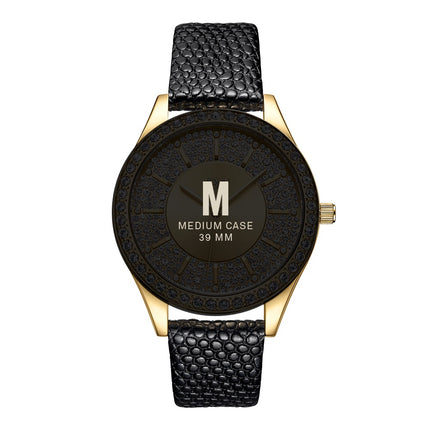 JBW Mondrian 10 YR Anniversary 18k Gold Plated 12 Diamonds Watch