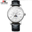 TEVISE Namura Classic Moonphase Silver/White Watch
