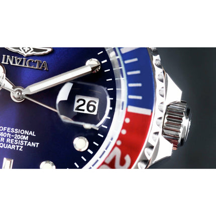 INVICTA Men's Pro Diver 40mm 200m Watch Pepsi