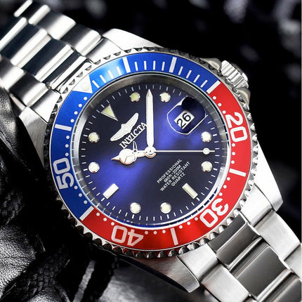 INVICTA Men's Pro Diver 40mm 200m Watch Pepsi