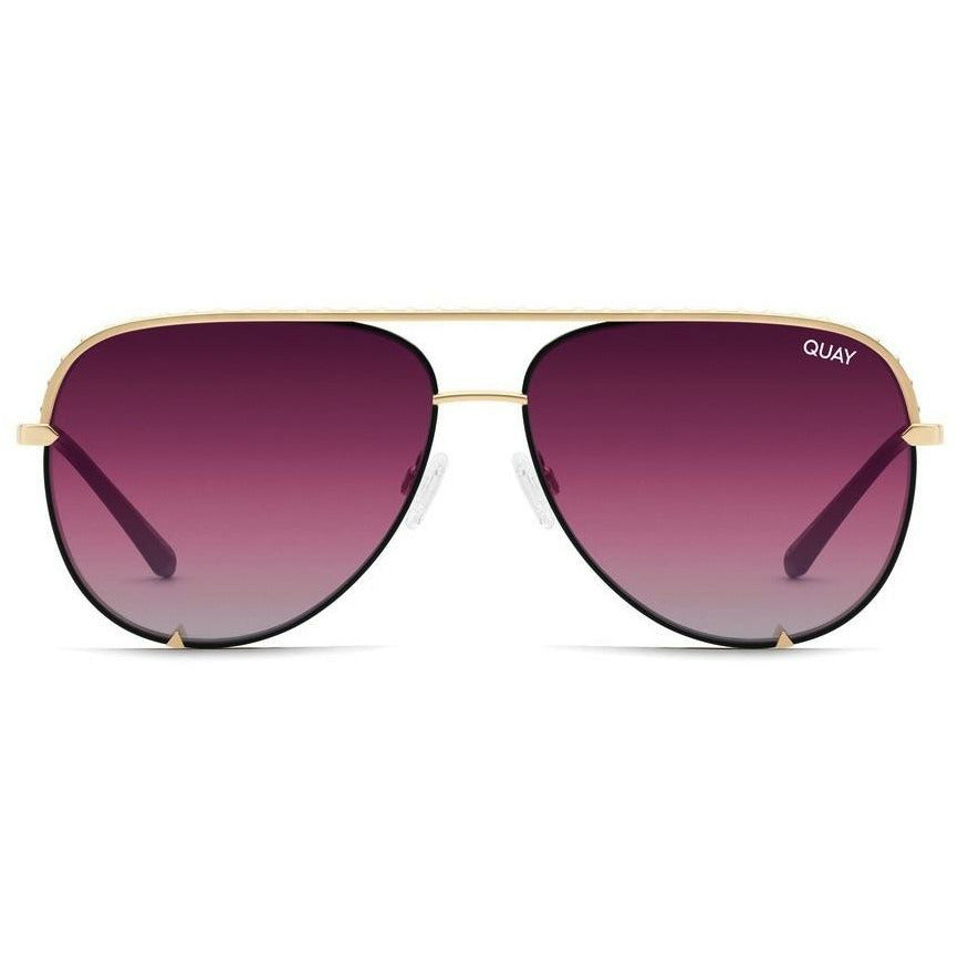 QUAY HIGH KEY RIVET Sunglasses