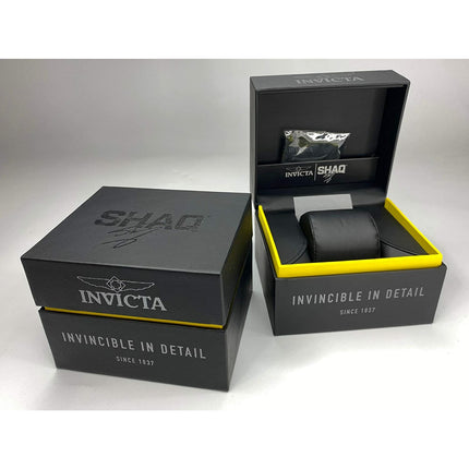 INVICTA Men's SHAQ 51mm Diamond Edition/Ionic Black Watch