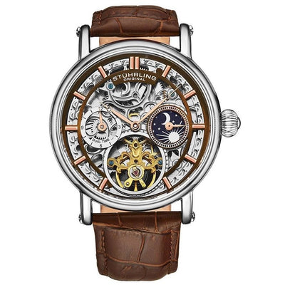 STUHRLING ORIGINAL 4000 Automatic 43mm Skeleton Watch