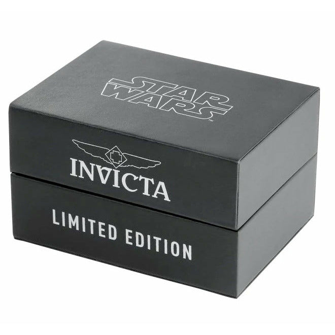 INVICTA Men's STAR WARS Darth Vader Chronograph Ionic Black Steel Watch