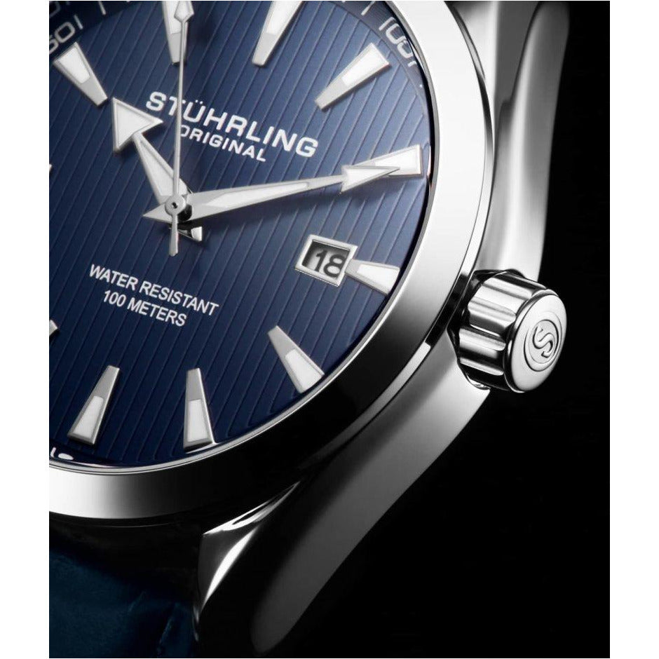 STUHRLING ORIGINAL Forte 42mm Classic Blue Watch