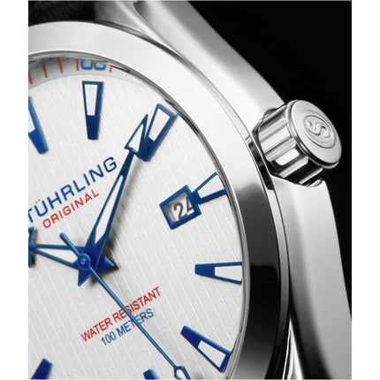 STUHRLING ORIGINAL Forte 42mm Classic White Watch