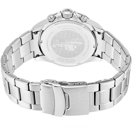 STUHRLING ORIGINAL Monaco Ultima Silver/Black Watch