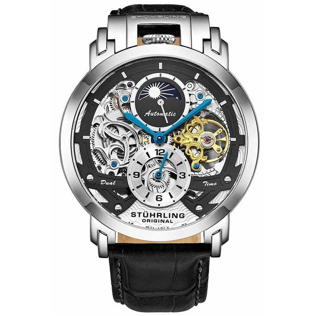 STUHRLING ORIGINAL Menai Automatic 47mm Skeleton Watch