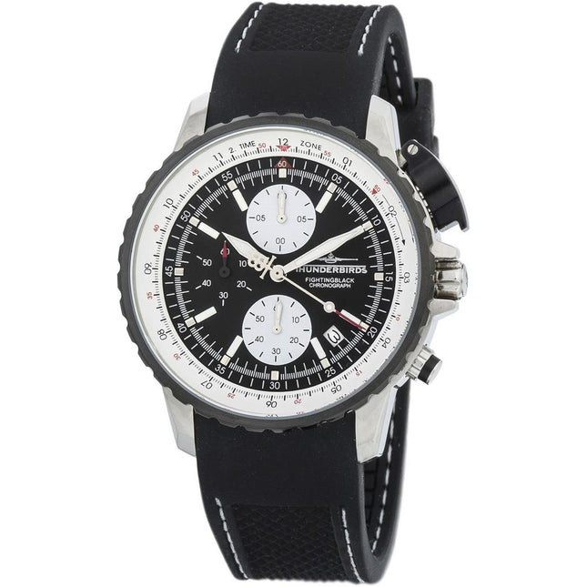 THUNDERBIRDS Metroliner Professional Black Silicone Watch
