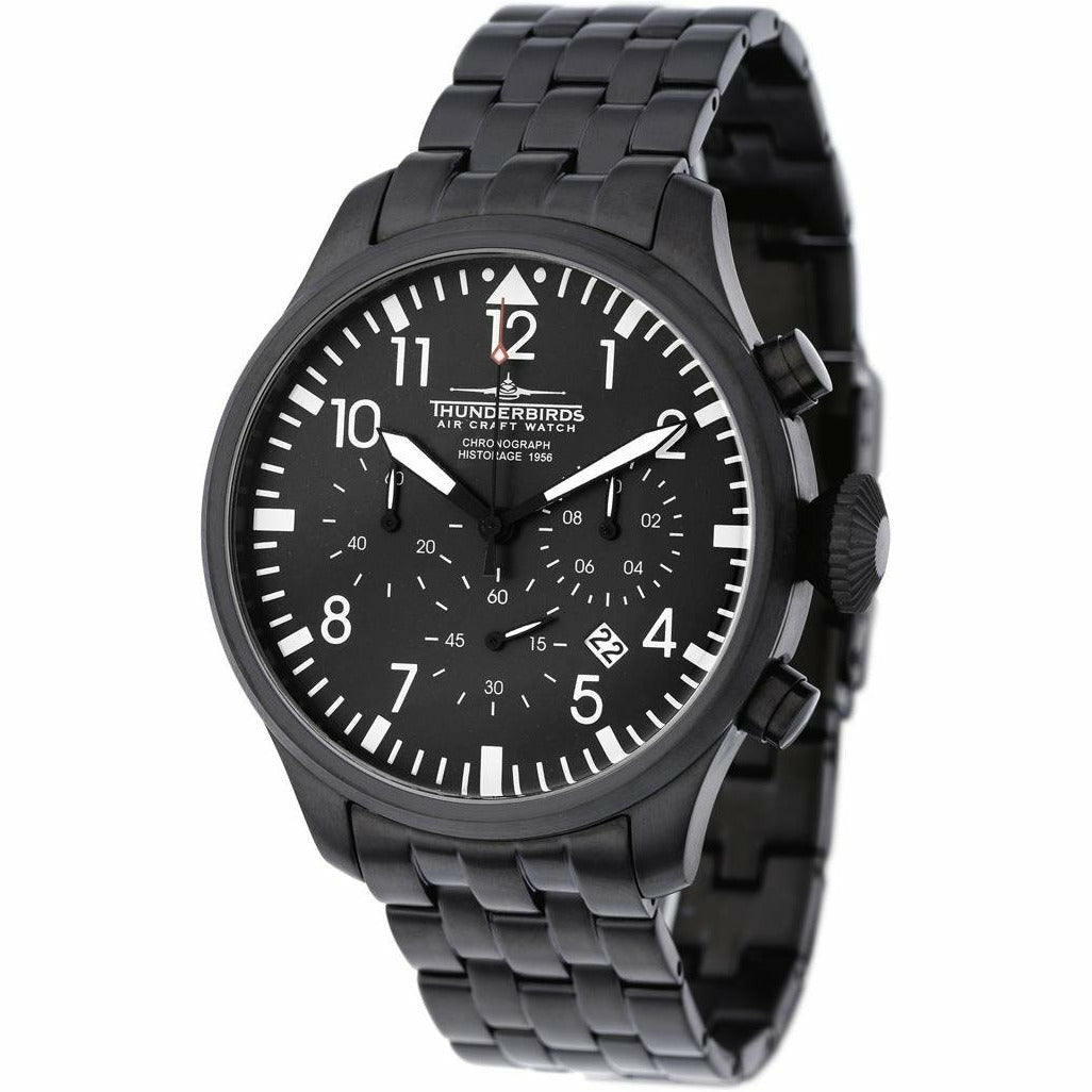 THUNDERBIRDS Historage Chronograph Black Edition Watch