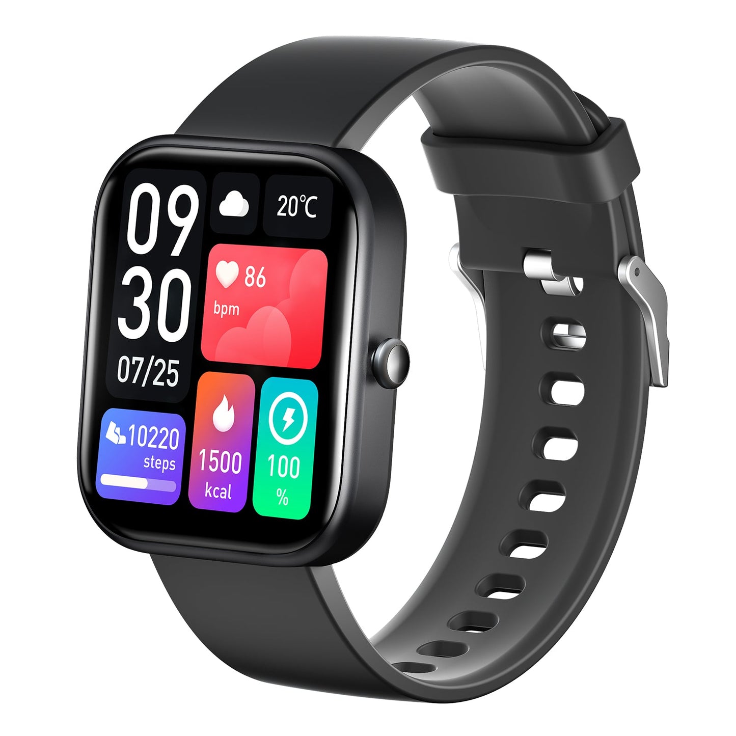 TOMMI smart watch black / black