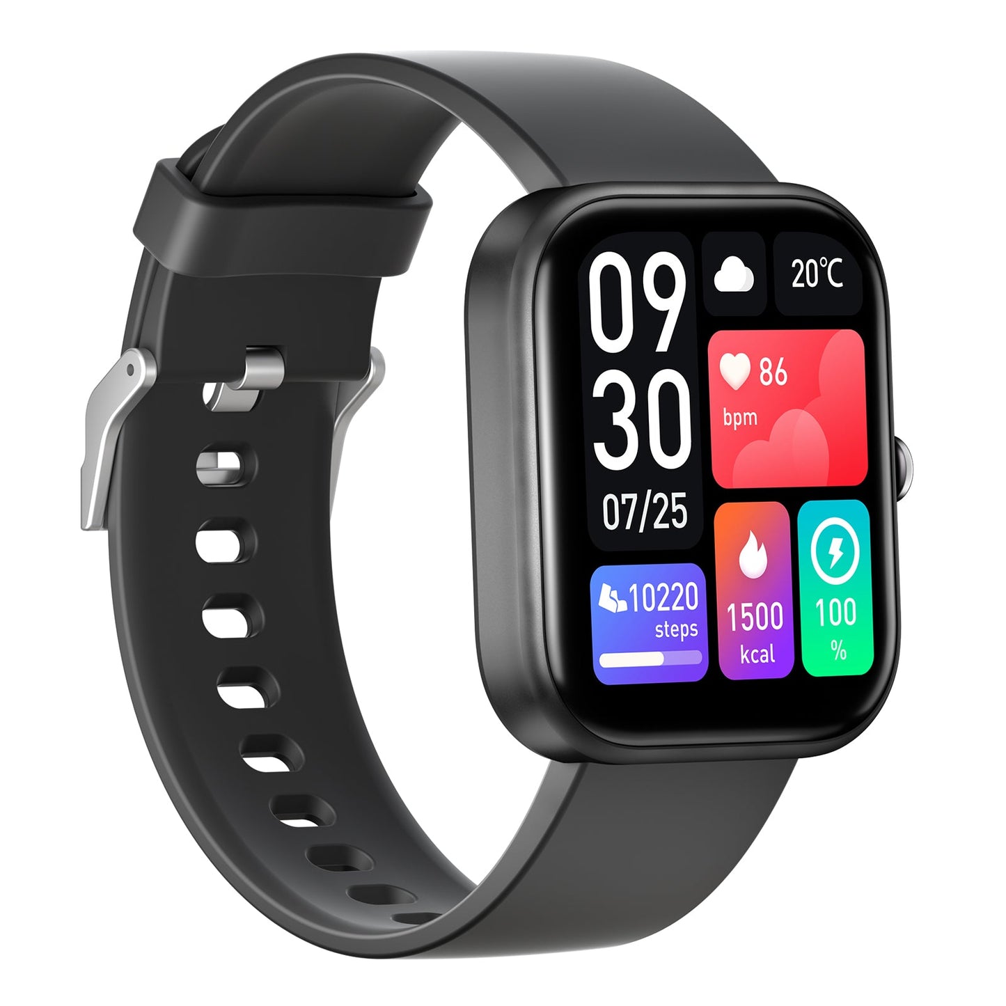 TOMMI smart watch black / black