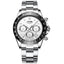 TEVISE Californian Racer Perpetual Automatic Silver Watch