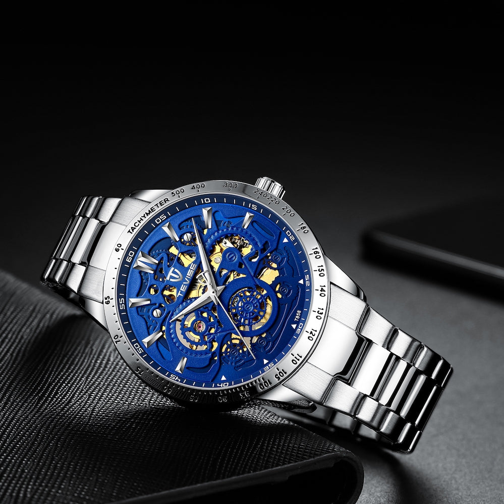 TEVISE Machino Automatic Blue Watch