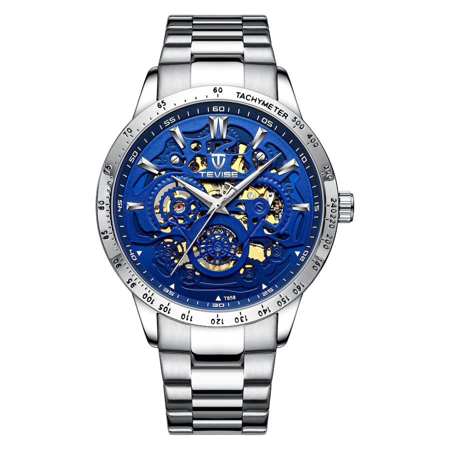 TEVISE Machino Automatic Blue Watch