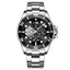 TEVISE Perpetual Automatic Flower Moon Black Watch