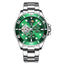 TEVISE Perpetual Automatic Flower Moon Green Watch