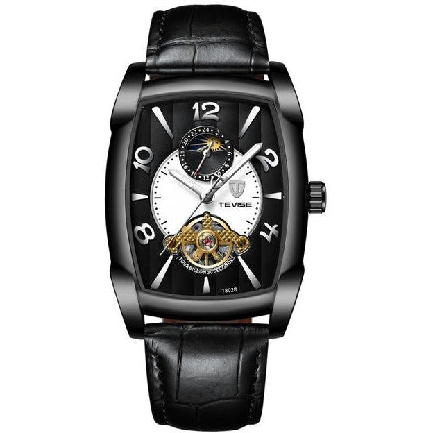 TEVISE Spanish Tourbillon Automatic Ion/Black Watch