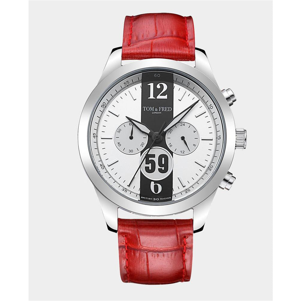 TOM & FRED British Racing 59 Scarlet Red Watch